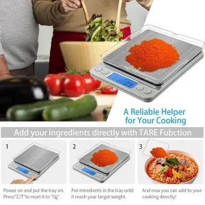 vente luxe pas cher Universal 3kg Électronique Maison Cuisine Échelle Alimentation Épices Écaill… 13