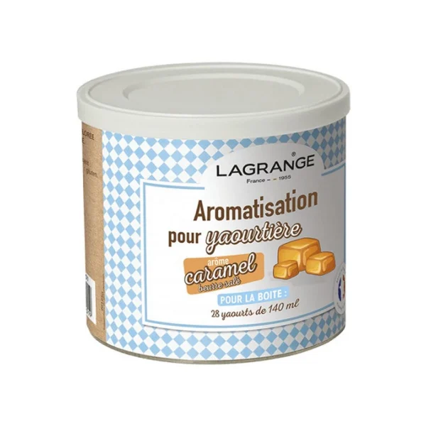 exclusivement disponibles Lagrange – Pot De 425g Arome Caramel Beurre Salé Pour Yaourtière – 3… 1