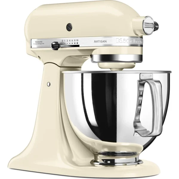 vente chaude KitchenAid Robot Multifonction De 4,8L 300W Crème Argent 1