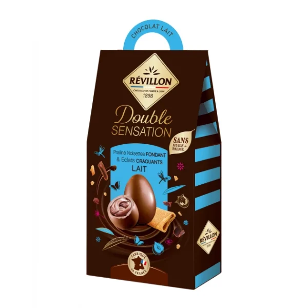 REVILLON Assortiment Œufs Chocolat Au Lait Double Sensation 155 G Révillon qualité supérieure 1