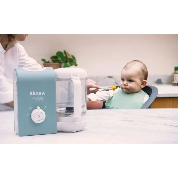 Babycook Express 4-en-1 éco Conçu Bleu Baltique – Beaba Boutique officielle 6