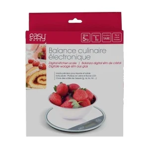 pas cher en vente Balance De Cuisine Digitale Ronde Slim. 9