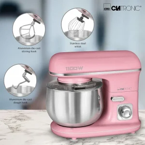 achetez pas cher Clatronic Robot Pâtissier Boulangerie Cuisine Ménager Multifonction Bol 5L 110… 11