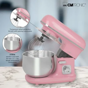 achetez pas cher Clatronic Robot Pâtissier Boulangerie Cuisine Ménager Multifonction Bol 5L 110… 13