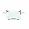 boutique en ligne Casserole En Verre Double Paroi 27 Cl (x2) Luigi Bormioli THERMIC GLASS 7