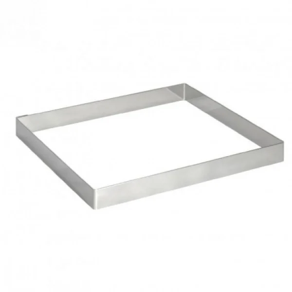 outlet soldes Cercle à Tarte Carré Inox De Buyer 80x20mm – 1