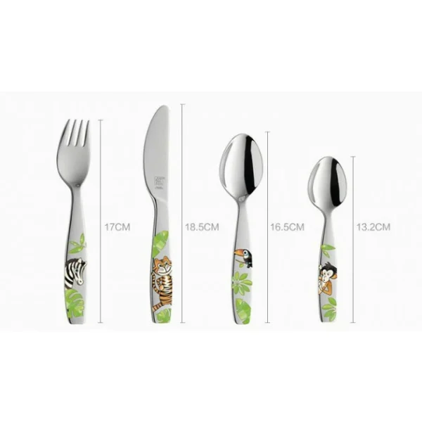 shopping pas cher Couverts Enfant Inox Jungle 4 Pièces Zwilling 7