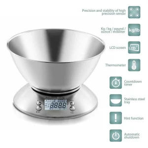 Universal Cuisine Numérique De Précision Balance électronique à LED, Bol Amo… Achat 15