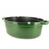 en vente DEFAUT STAUB Cocotte Fonte Ovale 31 Cm Vert Basilic Majolique 5,5 L (sans Couvercle ) 10