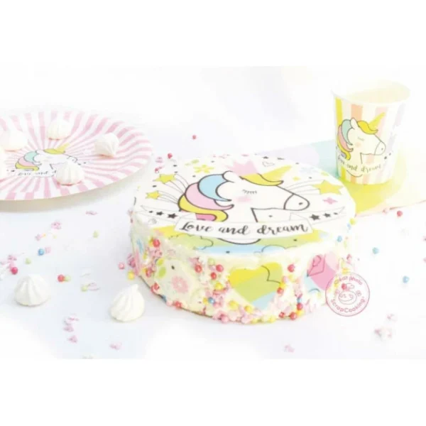 pas cher en ligne DLUO Dépassée Pâte à Sucre Licorne En Rouleau ⌀ 29,5 Cm 150g Scrapcooking 3