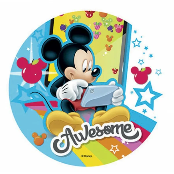 FLORENSUC FIN DE SERIE Disque Azyme Mickey Smartphone 21 Cm nouvelle saison 1