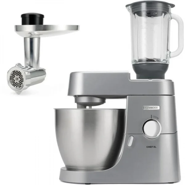 KENWOOD KVL4170S Robot Pâtissier Chef XL 6,7L Blender + Hachoir Méta… pas cher marque 1