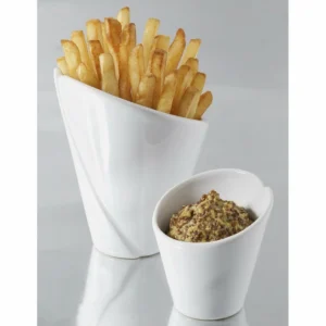 achetez Mini Cornet De Frites Blanc 5cl French Classique Revol 8