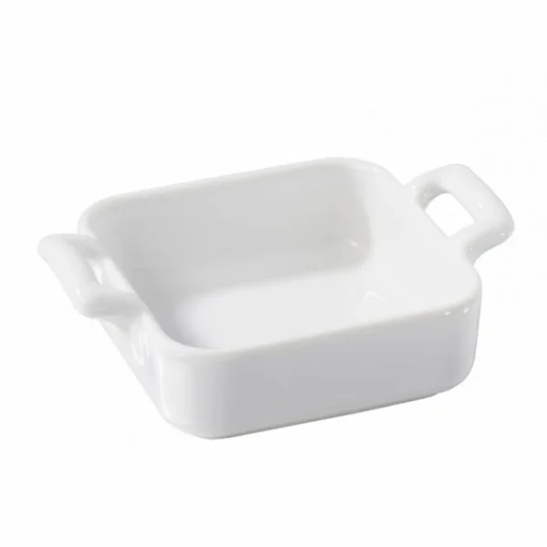 Mini Ramequin Carré Blanc 7×7 Cm Belle Cuisine Revol soldes officiel 1