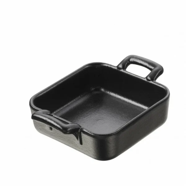 Mini Ramequin Carré Noir 7×7 Cm Belle Cuisine Revol magasin solde 4