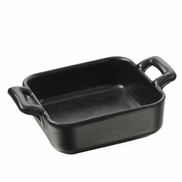 Mini Ramequin Carré Noir 7×7 Cm Belle Cuisine Revol magasin solde 1