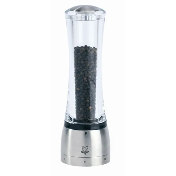 boutique en ligne france Moulin à Poivre Daman U’Select 21 Cm Transparent-Inox Peugeot 1