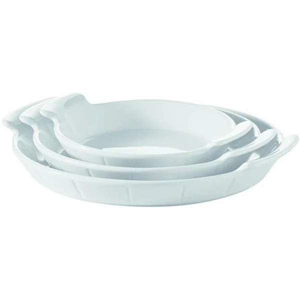 IN SITU Plat à Oeuf Porcelaine Blanc Ø 18 Cm nouvelle saison 3