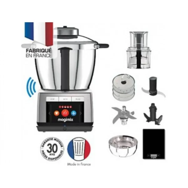 Magimix Robot Cuiseur Connecté 18913 COOK EXPERT CONNECT CHROME soldes 1