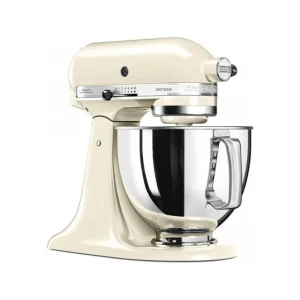 KitchenAid Robot Culinaire Robot Pâtissier Multifonction Artisan 4,8 L Crème Authenticité garantie 9