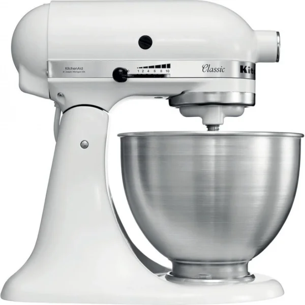 grossiste en ligne KitchenAid Robot Pâtissier à Tête Inclinable 4.3 Litres – Blanc 1