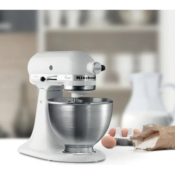 grossiste en ligne KitchenAid Robot Pâtissier à Tête Inclinable 4.3 Litres – Blanc 8