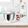 soldes de Noël Taurus Robot Patissier De 5,5L 1200W Blanc Gris Rouge 7