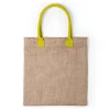 Sac En Jute Et Coton – Sac Cabas Et De Course 100% Cotton Et Jute Coul… magasin solde 11