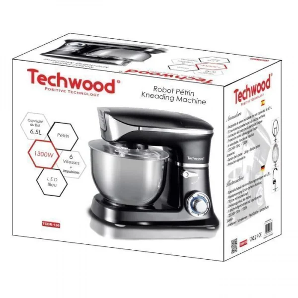 belle TECHWOOD TCDR-136 Robot Patissier – Noir 4